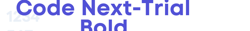 Code Next-Trial Bold-font