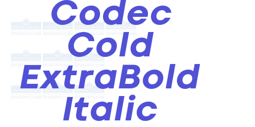 Codec Cold ExtraBold Italic-font-download