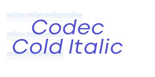 Codec Cold Italic-font-download