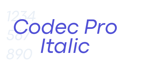 Codec Pro Italic-font-download