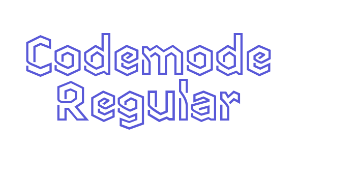 Codemode Regular Font