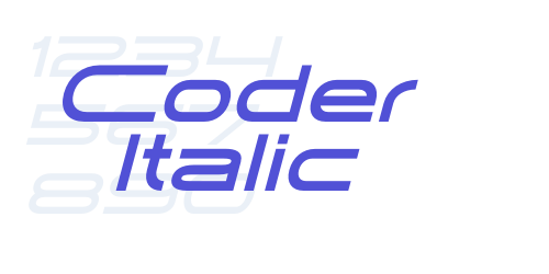 Coder Italic-font-download