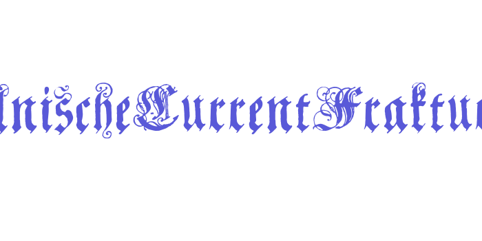 CoelnischeCurrentFraktur Font Download