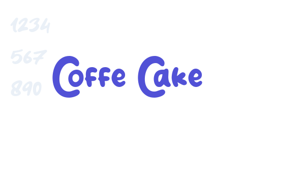 Coffe Cake font download