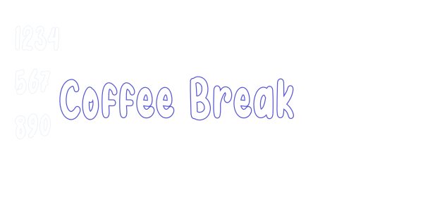 Coffee Break font free