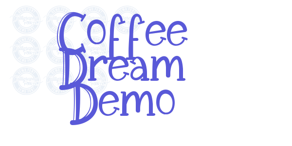 Coffee Dream Demo font