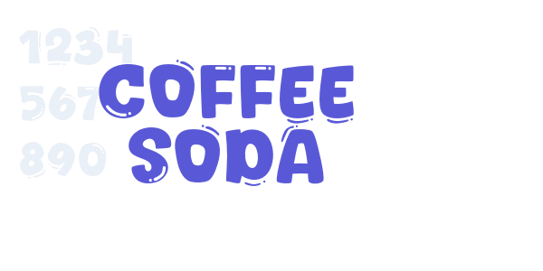 Coffee Soda font free