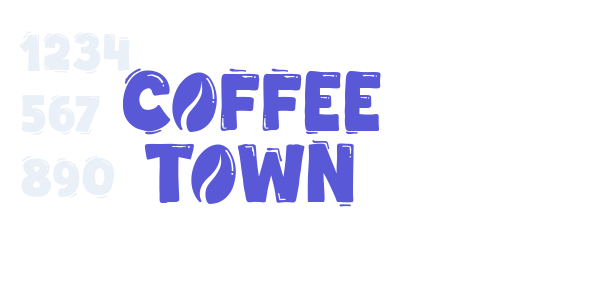 Coffee Town font free