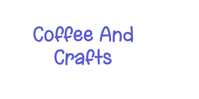 Coffee And Crafts Font Download