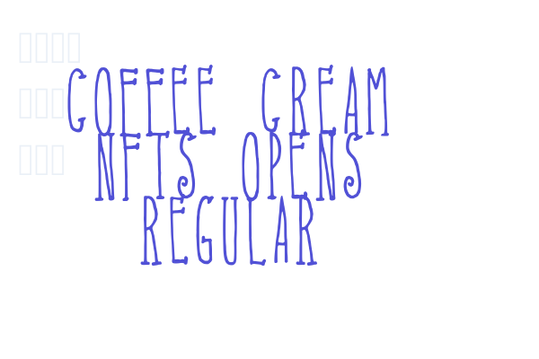 Coffee Cream Nfts Opens Regular