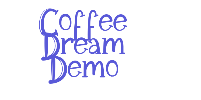 Coffee Dream Demo Font Download