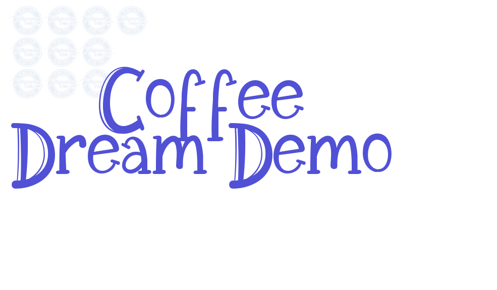 Coffee Dream Demo-font-download