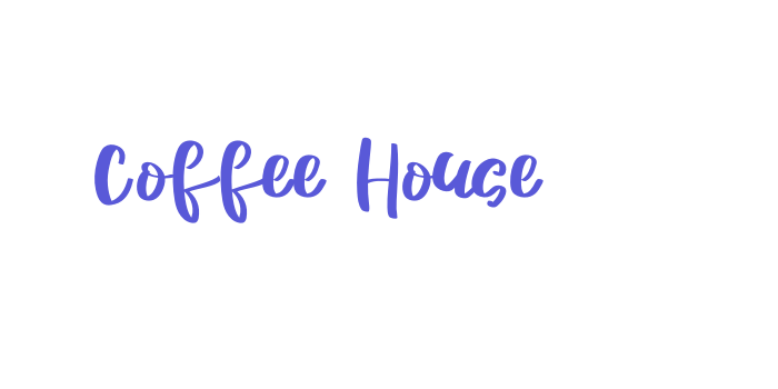 Coffee House Font Download