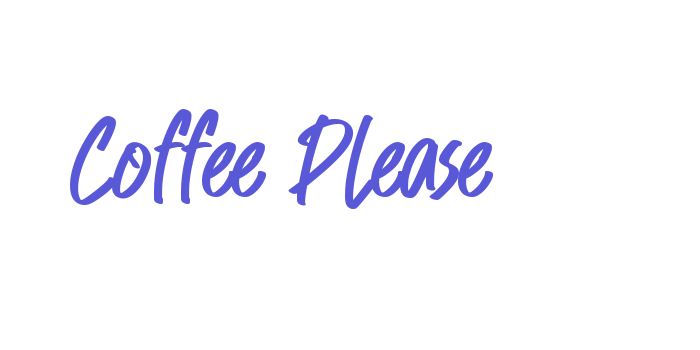 Coffee Please Font