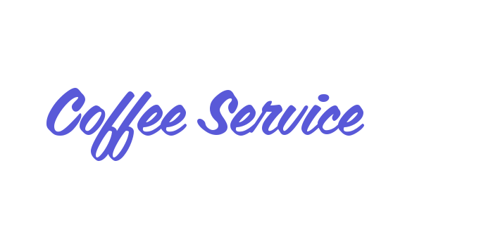 Coffee Service Font Download