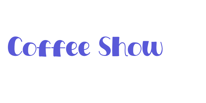 Coffee Show Font Download