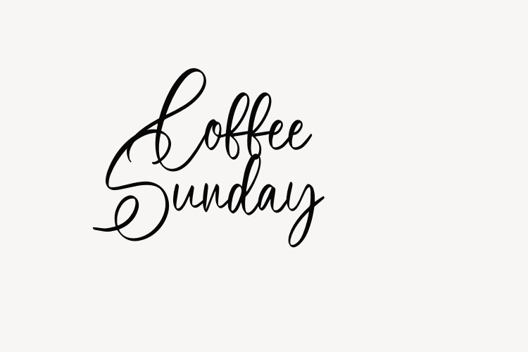 Coffee Sunday font download