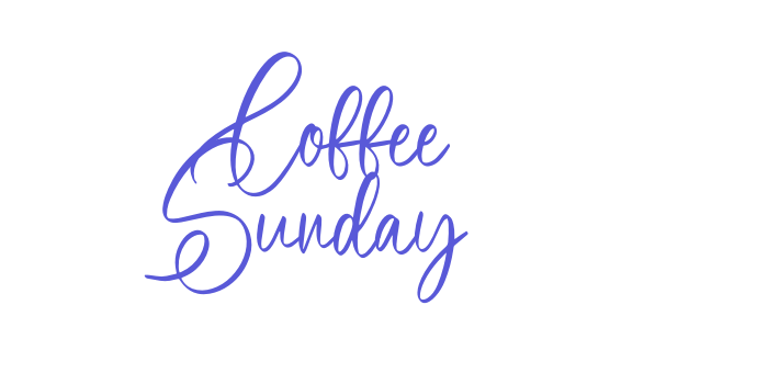 Coffee Sunday Font Download