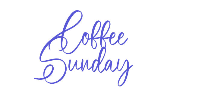 Coffee Sunday Font