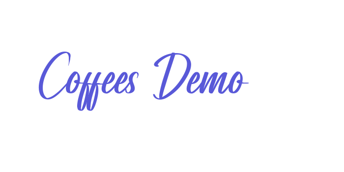 Coffees Demo Font Download