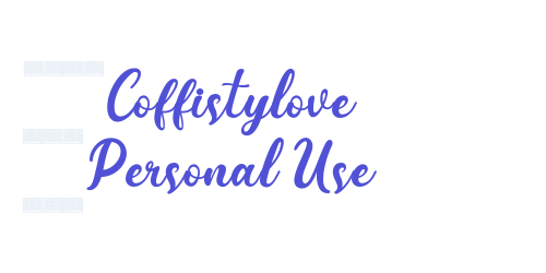 Coffistylove Personal Use-font-download