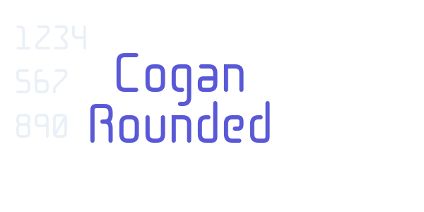 Cogan Rounded font free