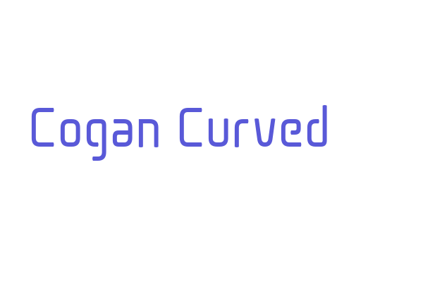 Cogan Curved Font