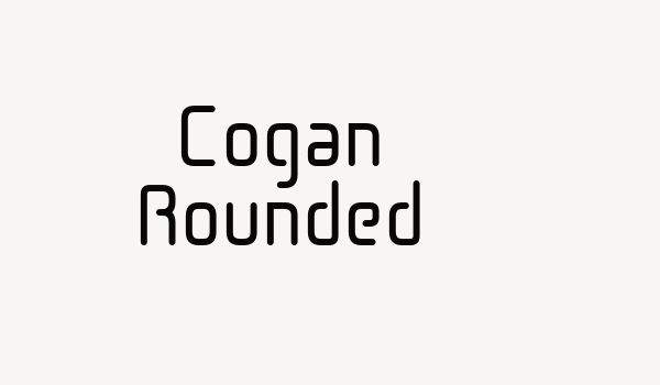 Cogan Rounded Font