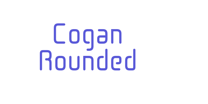 Cogan Rounded Font