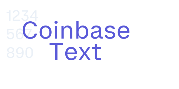 Coinbase Text font free