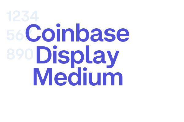 Coinbase Display Medium