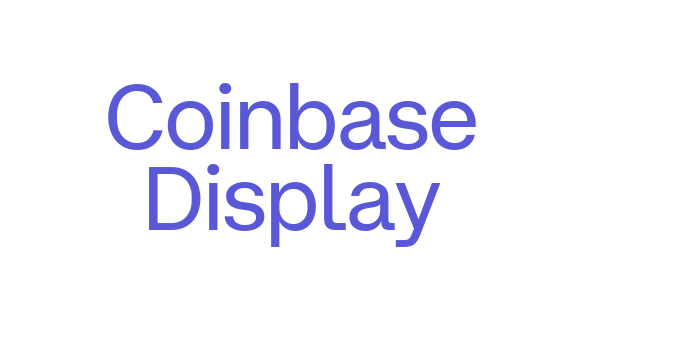 Coinbase Display Font Download