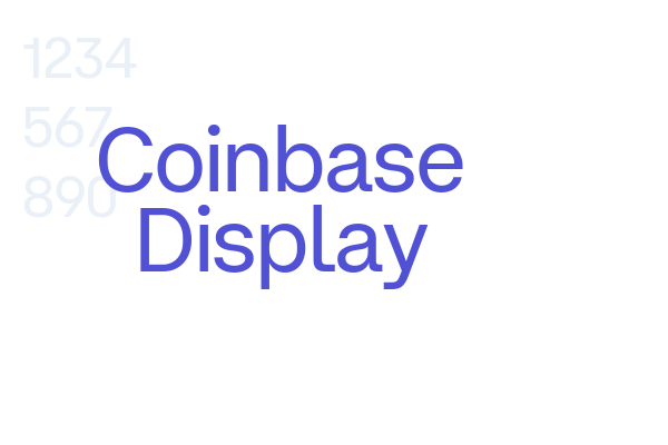 Coinbase Display
