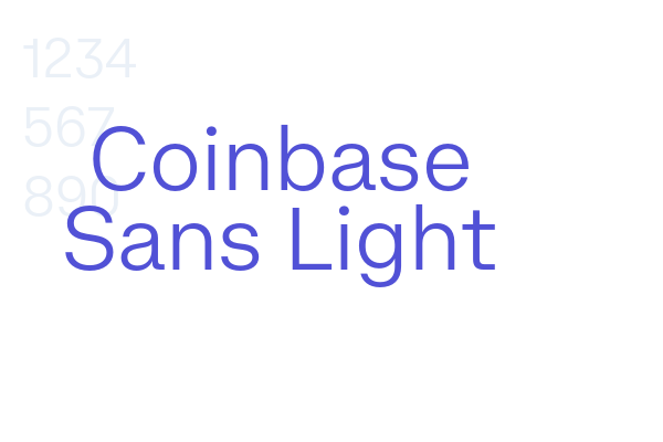 Coinbase Sans Light