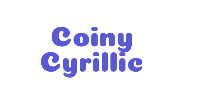 Coiny Cyrillic Font Download