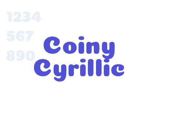 Coiny Cyrillic