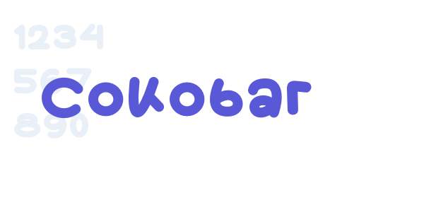 Cokobar font free