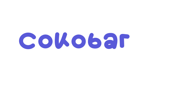 Cokobar Font Download