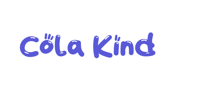 Cola Kind Font Download