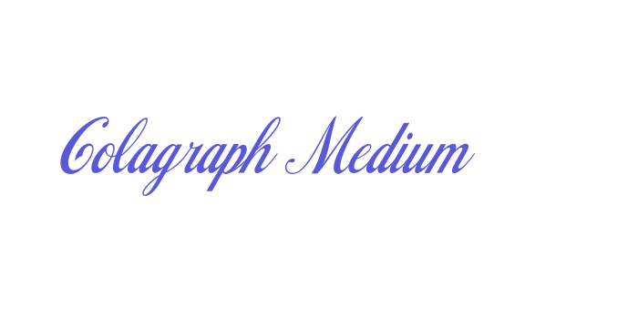 Colagraph Medium Font Download