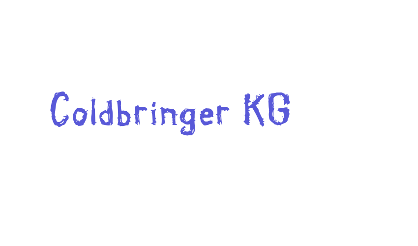 Coldbringer KG Font