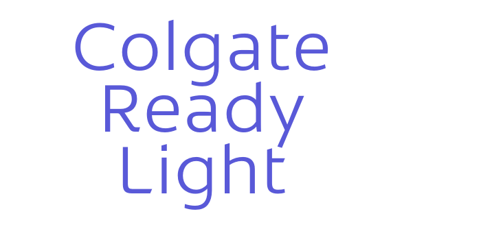 Colgate Ready Light Font