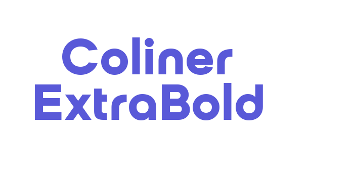 Coliner ExtraBold Font