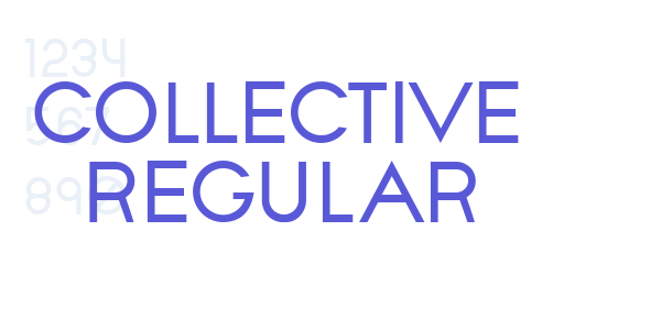 Collective Regular font free