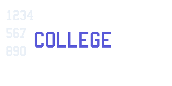 College font free