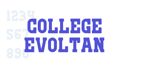 College Evoltan-font-download
