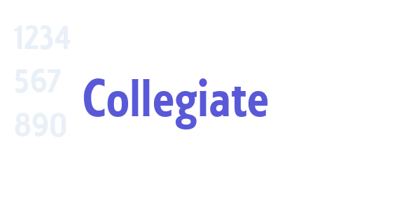 Collegiate font free