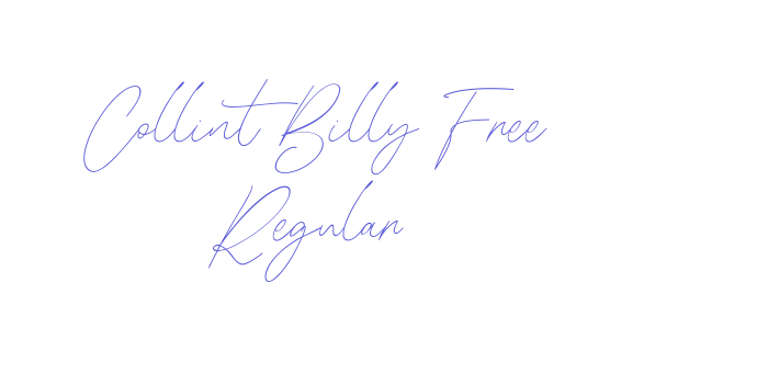 Collint Billy Free Regular Font