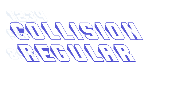 Collision Regular font free