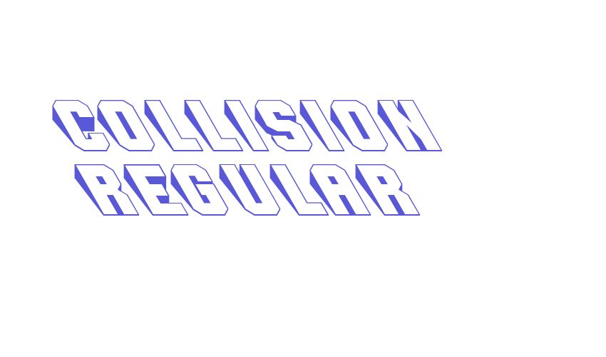 Collision Regular Font